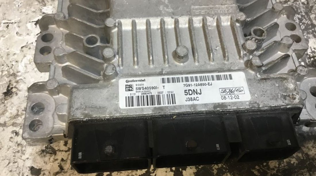 Calculator Ecu Motor 7g9112a650ej Ford MONDEO IV 2007