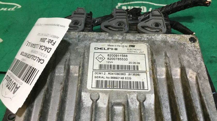 Calculator Ecu Motor 8200911568 1.5 DCI Dacia LOGAN LS 2004