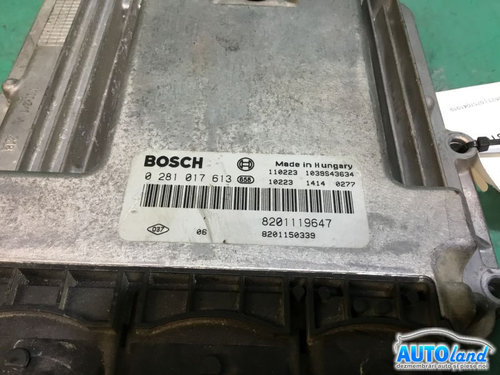 Calculator Ecu Motor 8201119647 2.0 DCI, 0281017613 Renault LAGUNA III BT0/1 2007