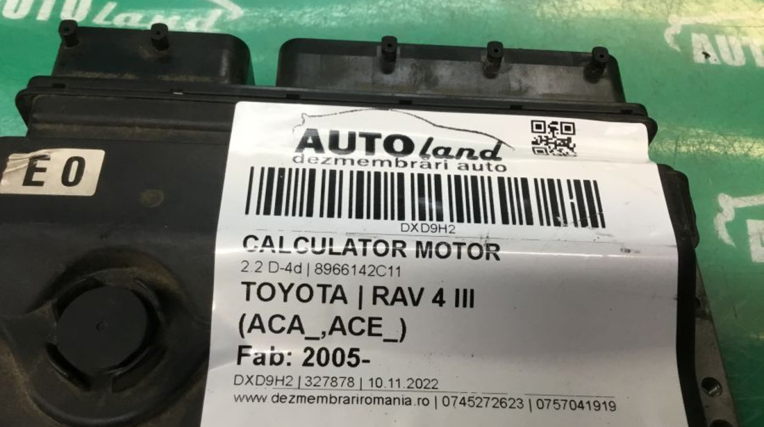 Calculator Ecu Motor 8966142c11 2.2 D-4d Toyota RAV 4 III ACA ,ACE 2005