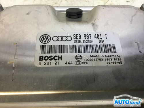 Calculator Ecu Motor 8e0907401t 2.5 TDI Audi A4 8E2,B6 2000-2004