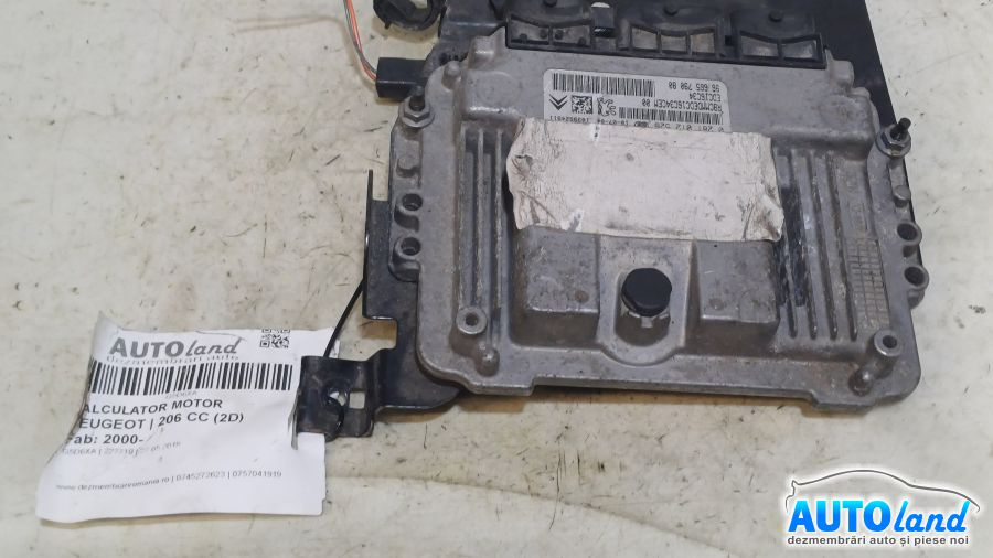 Calculator Ecu Motor 9666579080 Peugeot 206 CC 2D 2000