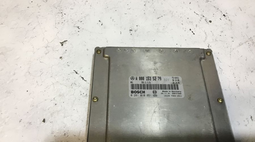 Calculator Ecu Motor A0001535279 2.2 D Mercedes-Benz C-CLASS W203 2000