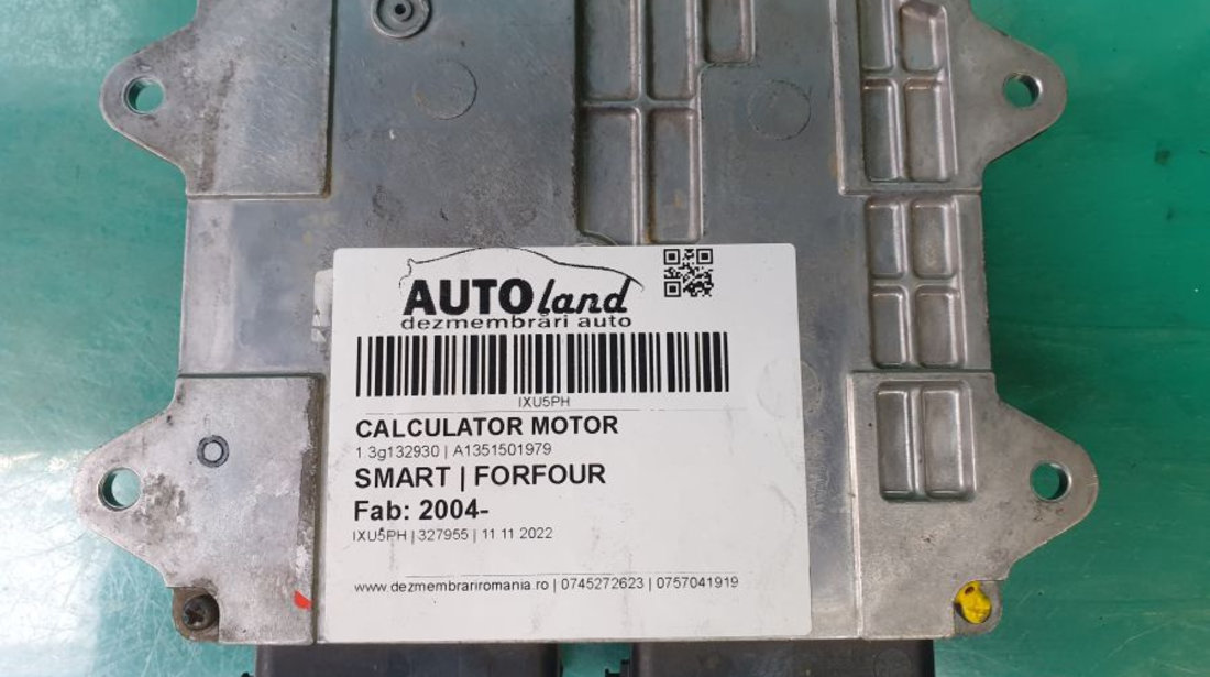 Calculator Ecu Motor A1351501979 1.3g132930 Smart FORFOUR 2004