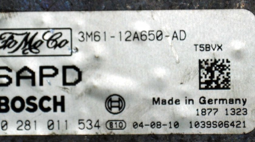 Calculator ecu motor Mazda 3 1.6 TDCI 80kw 109cp