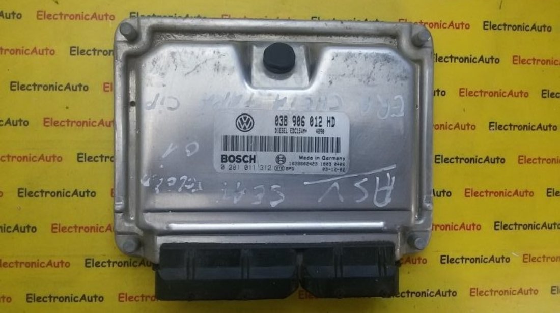 Calculator ECU motor Seat Leon/Toledo 0281011312