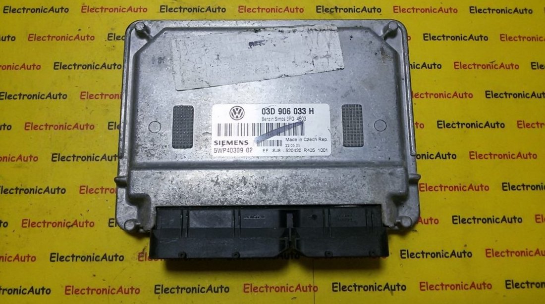Calculator ECU motor VW Fox 1.2 03D906033H