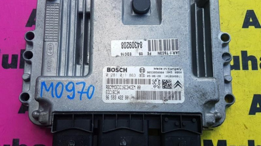 Calculator ecu Peugeot 307 (2001-2008) 0281011863