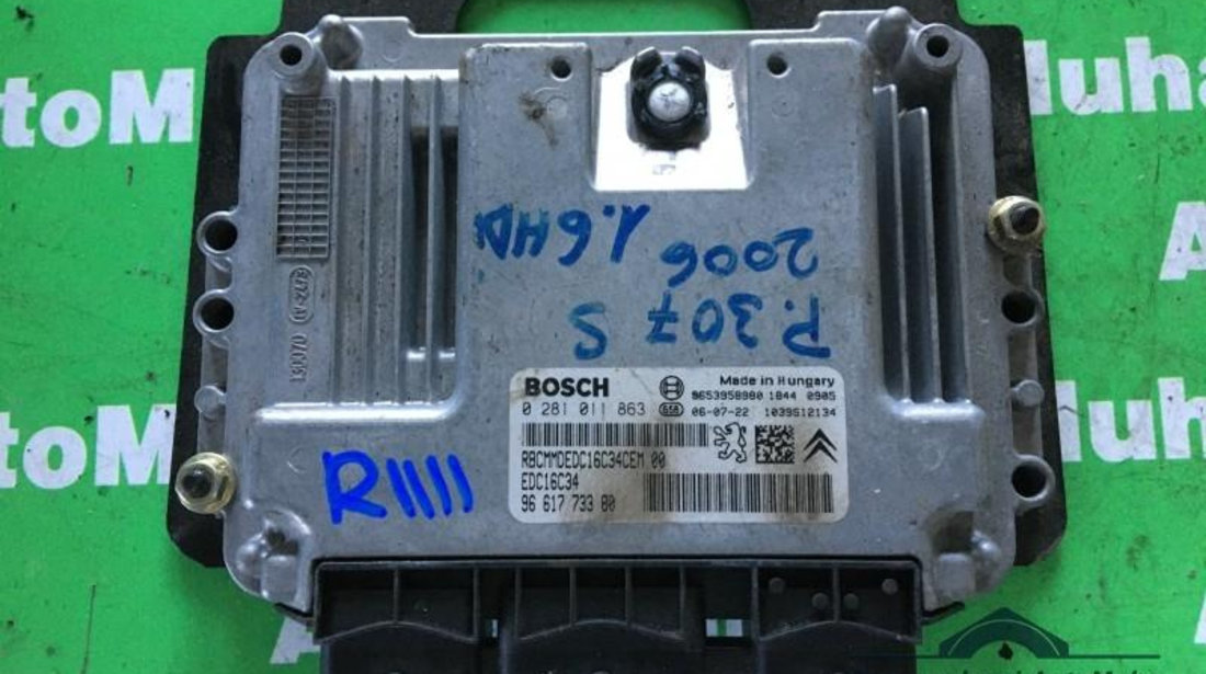 Calculator ecu Peugeot 307 (2001-2008) 0281011863