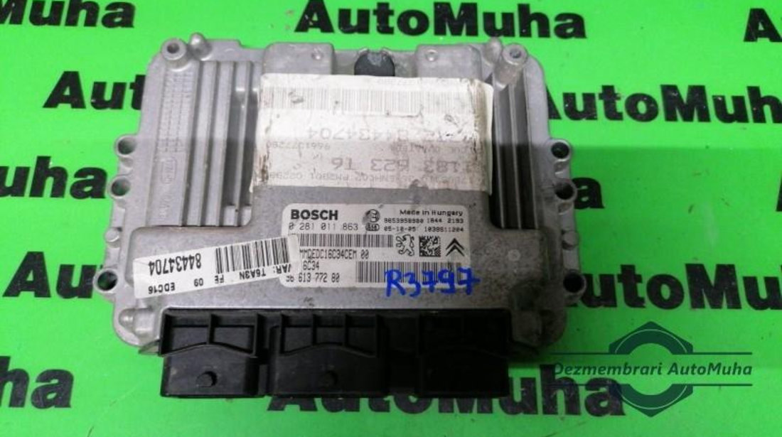 Calculator ecu Peugeot 307 (2001-2008) 0281011863