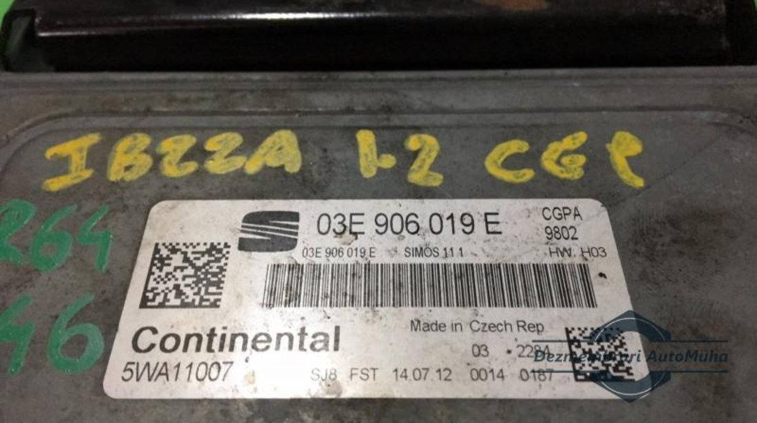 Calculator ecu Seat Ibiza 5 (2008->) 03e906019e