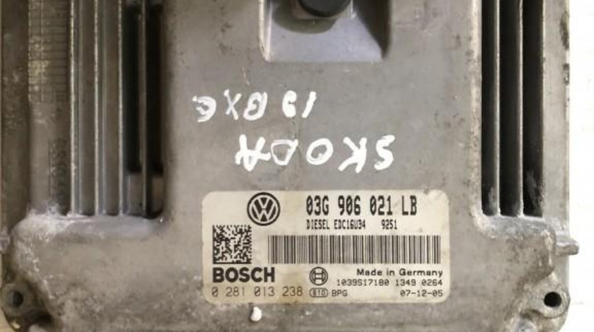 Calculator ecu Skoda Octavia 2 (2004-2008) 1.9 tdi 036906021lb