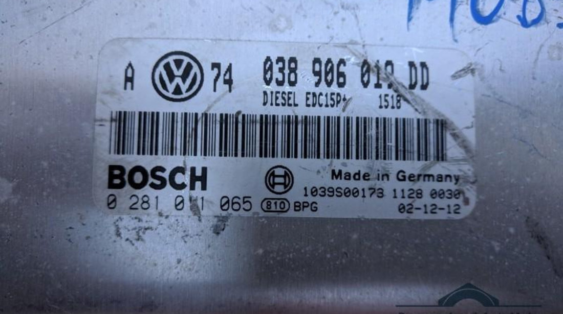 Calculator ecu Volkswagen Golf 4 (1997-2005) 038906019DD
