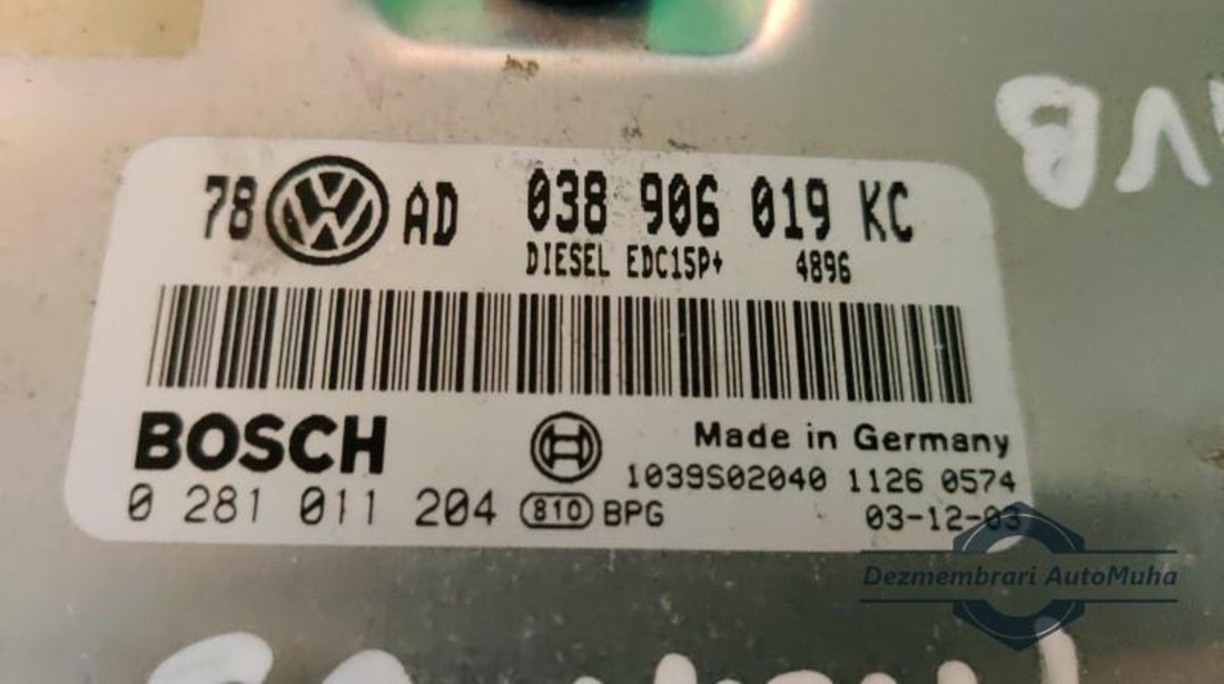 Calculator ecu Volkswagen Passat B5 (1996-2005) 038 906 019 KC