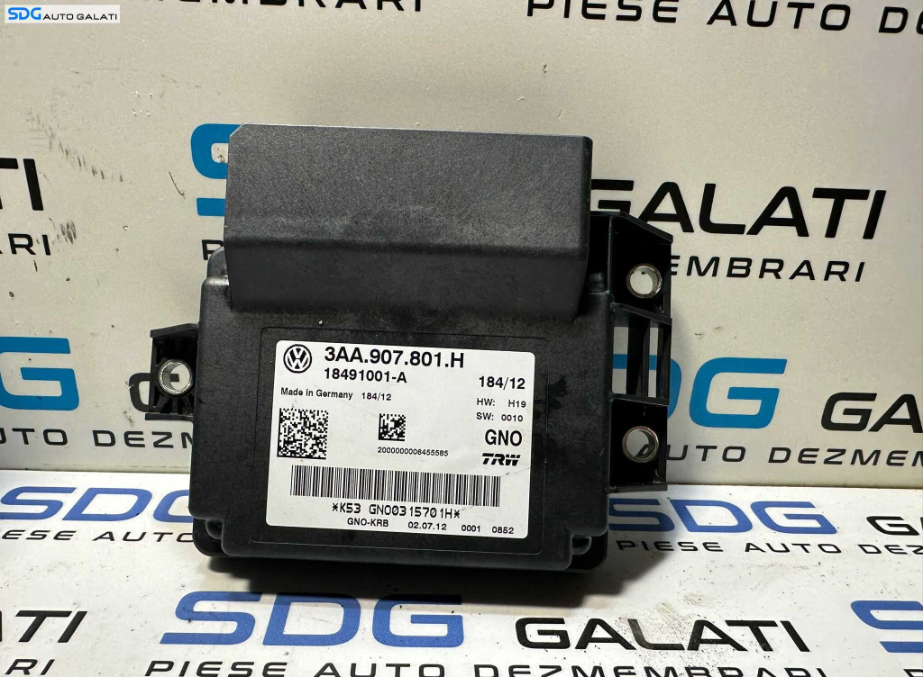 Calculator Frana de Mana Volkswagen Passat B7 2010 - 2015 Cod 3AA907801H [X3317]