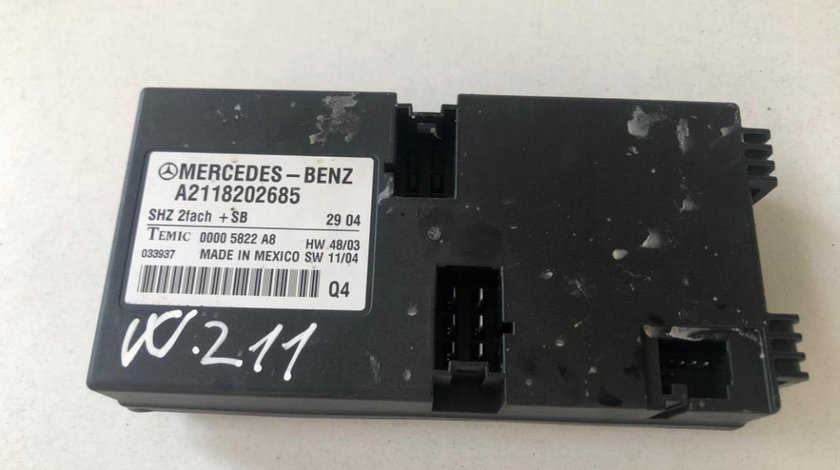 Calculator incalzire scaun Mercedes CLS (2004-2010) [C219] w219 a2118202685