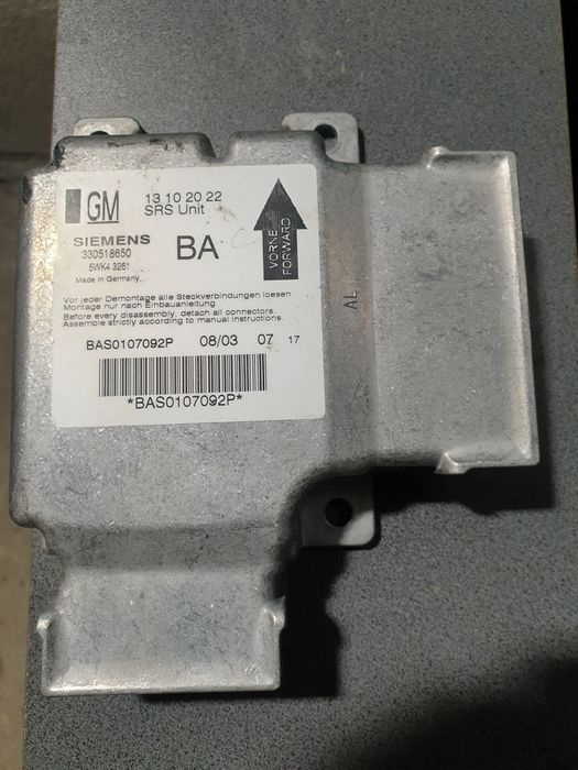 Calculator modul airbag Opel Vectra C Signum 13102022 Ba