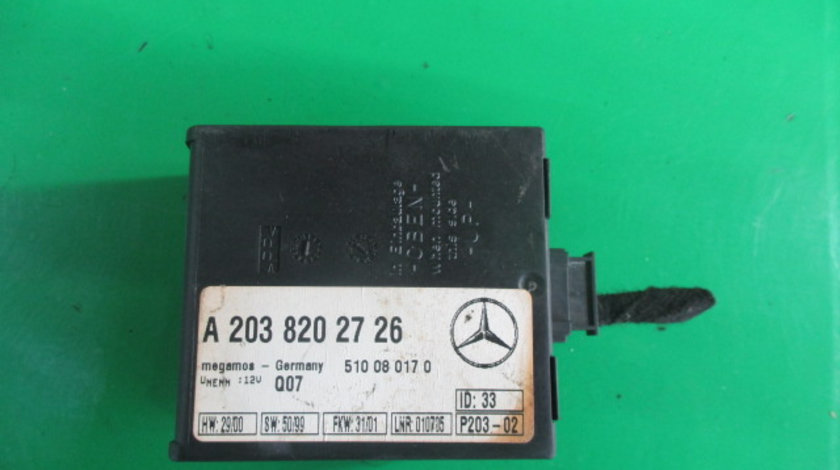 CALCULATOR / MODUL ALARMA COD A2038202726 MERCEDES S-CLASS W220 FAB. 1998 - 2005 ⭐⭐⭐⭐⭐