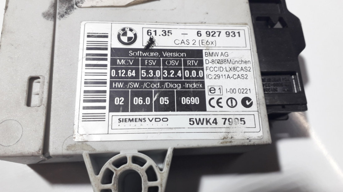 Calculator / Modul BMW 5 (E60, E61) 2003 - 2010 6927931