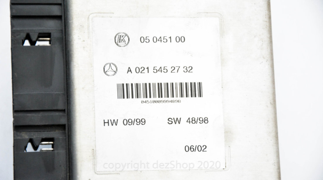 Calculator Modul Carlig Tractare Mercedes-Benz S-CLASS (W220) 1998 - 2005 A0215452732, 05045100