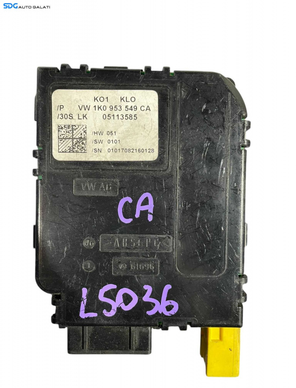 Calculator Modul Coloana Volan Volkswagen EOS 2006 - 2015 Cod 1K0953549CA [L5036]