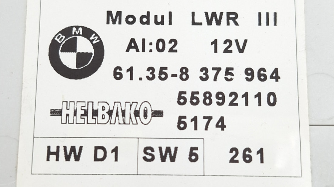 Calculator / Modul Comanda BMW X5 (E53) 1999 - 2006 8375964, 61358375964, 61.35-8 375 964, 55892110