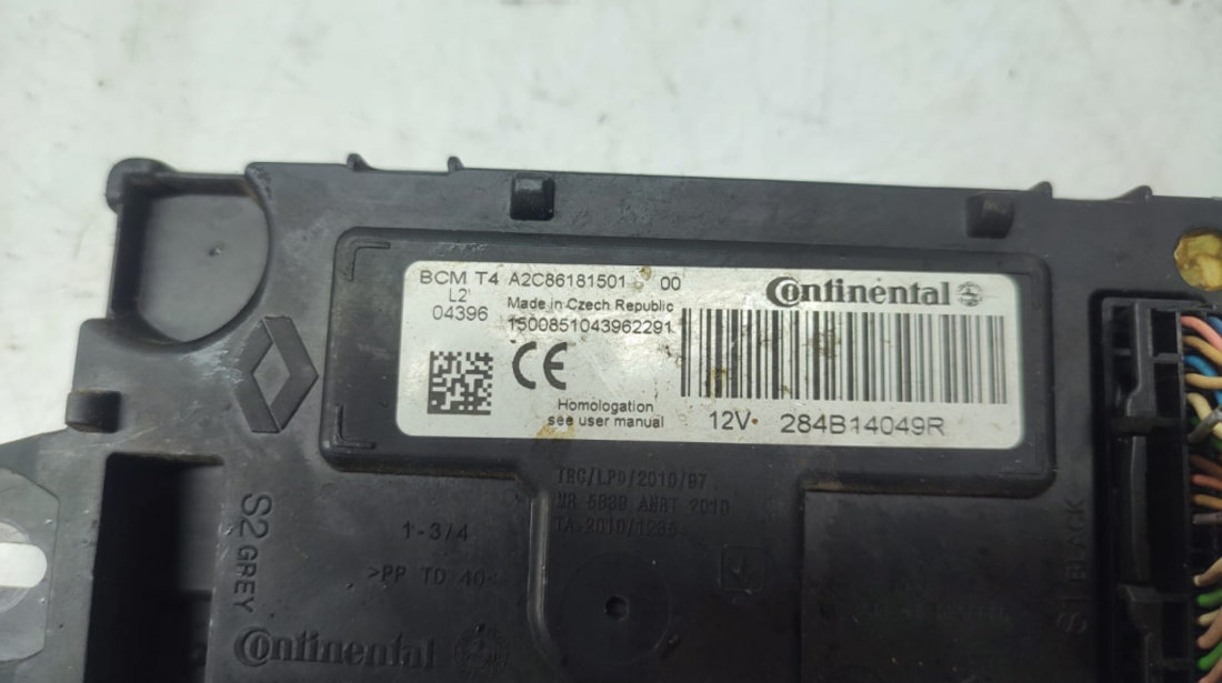 Calculator modul confort 284b14049r Dacia Sandero 2 [2013 - 2016]