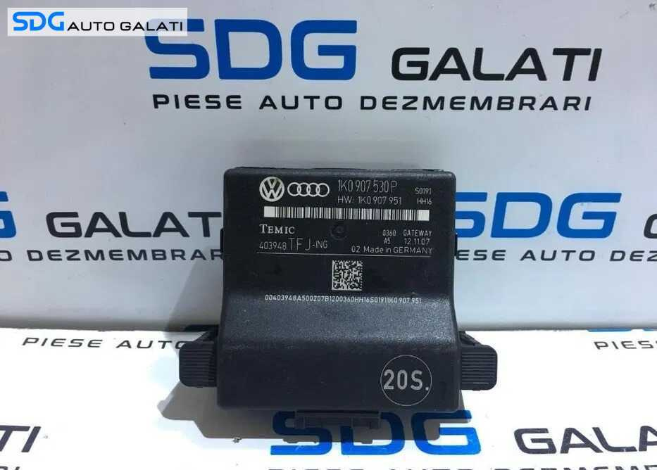 Calculator Modul control CAN Gateway Seat Toledo 1.9 TDI BLS 2005 - 2011 Cod 1K0907530P 1K0907951 [L3662]