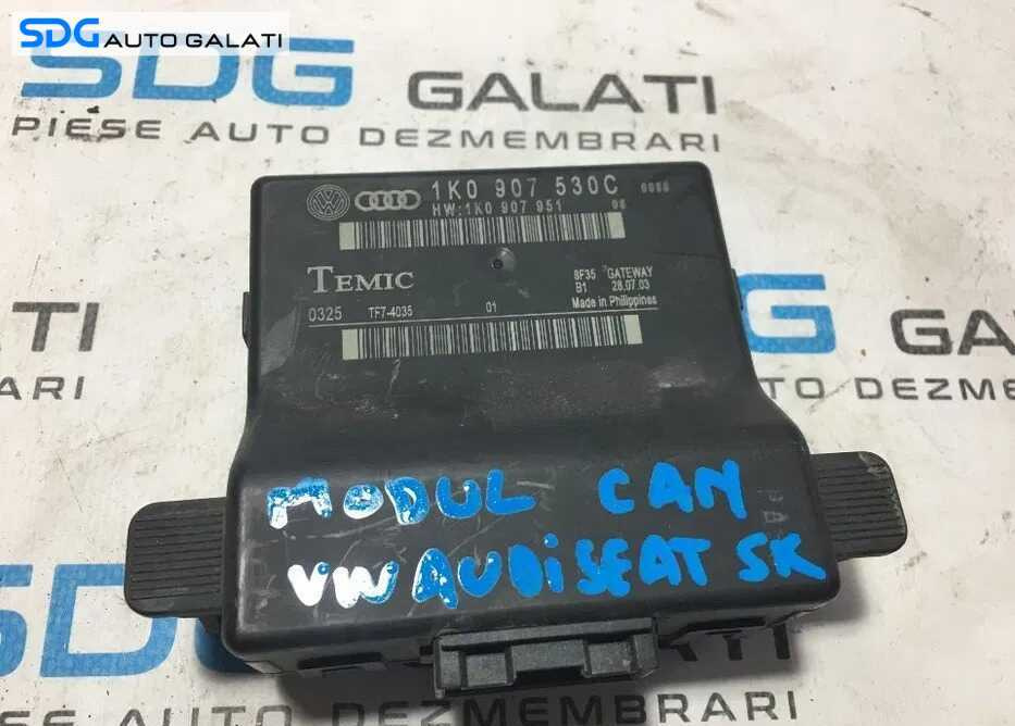 Calculator Modul control central CAN Gateway Volkswagen Touran 1T1 2003 - 2007 Cod 1K0907530C [L3659]