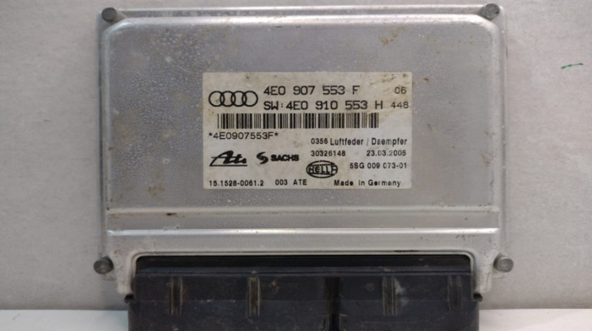 Calculator Modul Suspensie, Cod 4E0907553F, 4E0910553H Hella Audi A8 D3/4E [facelift] [2005 - 2007]