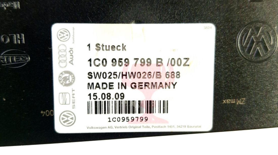 Calculator / Modul VW PASSAT B5, B5.5 1996 - 2005 Motorina 1C0959799B, 1C0959799B00Z, SW025HW026B688, 3B0959507, 73190400