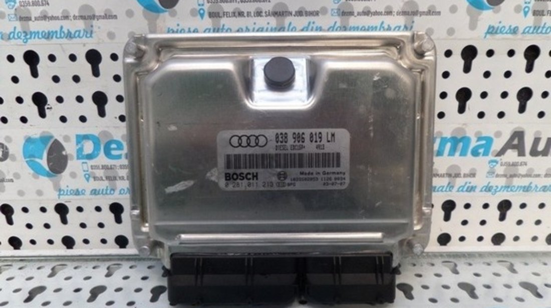 Calculator motor, 038906019LM, 0281011213, Audi A6 (4B, C5) 1.9 tdi, (id.164355)