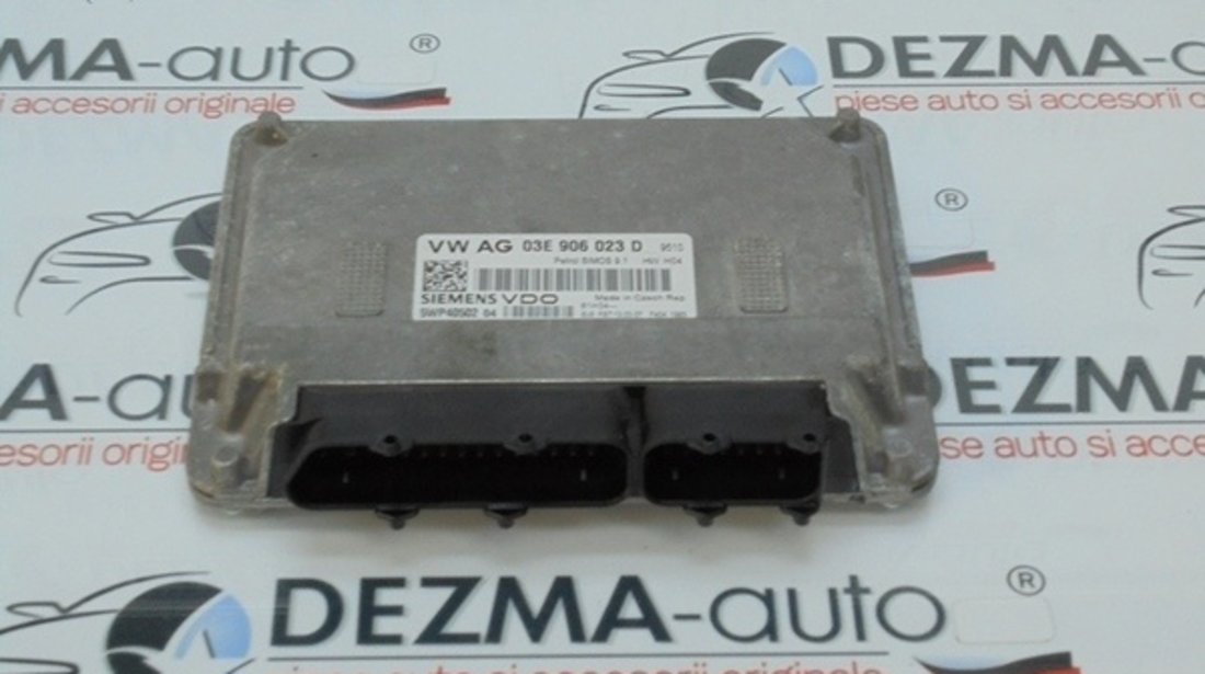 Calculator motor 03E906023D, Seat Ibiza 4, 1.2b, AZQ (pr:110747)