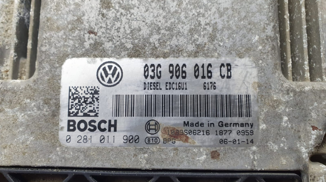 Calculator motor 03g906016cb 1.9 tdi BKC Seat Toledo 3 - 5P [2004 - 2010]