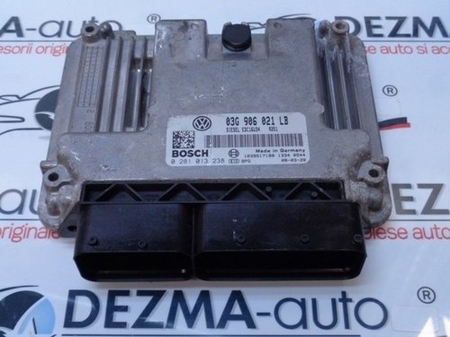 Calculator motor, 03G906021LB, 0281013238, Seat Toledo 3, 1.9 tdi, BXE