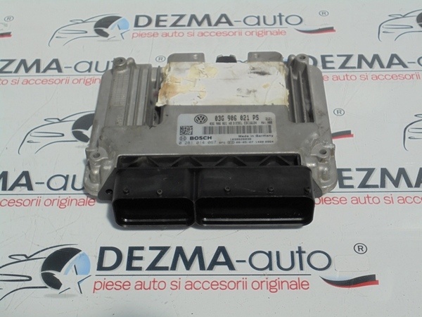 Calculator motor, 03G906021PS, 0281014067, Vw Eos 2.0tdi, BMM