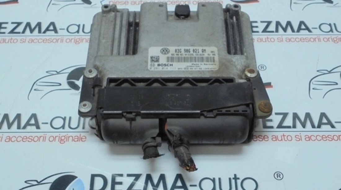 Calculator motor, 03G906021QM, 0281014111, Audi A3 (8P) 1.9 tdi, BXE