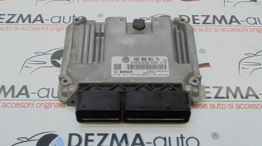 Calculator motor, 03G906021TA, 0281014590, Skoda Octavia 2, 2.0tdi, BMM