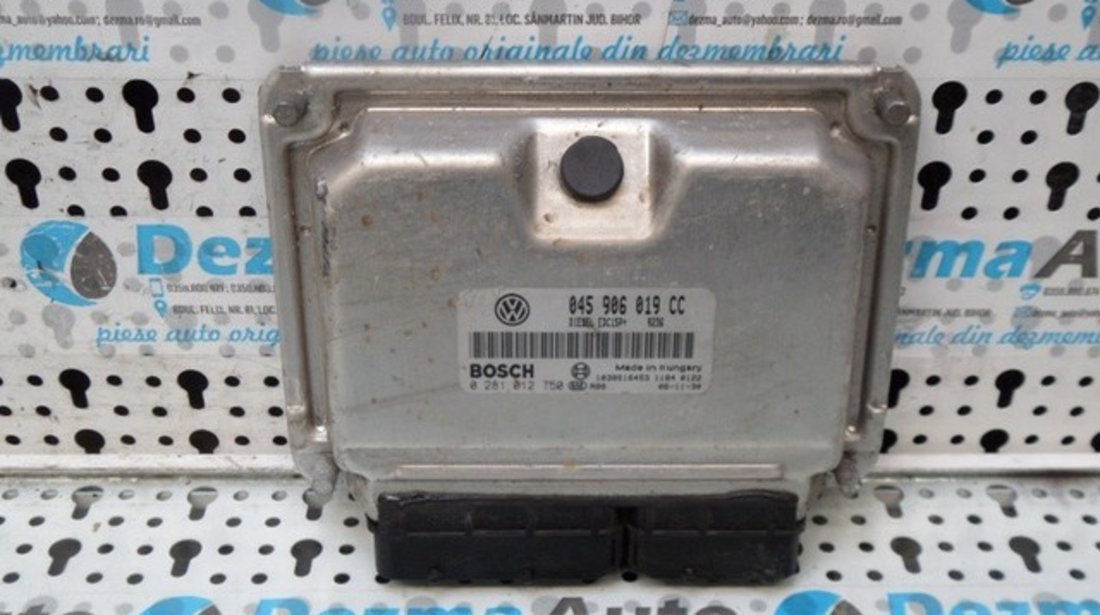 Calculator motor, 045906019CC, 0281012750, Vw Polo (9N) 1.4tdi, BNV (idi:188552)