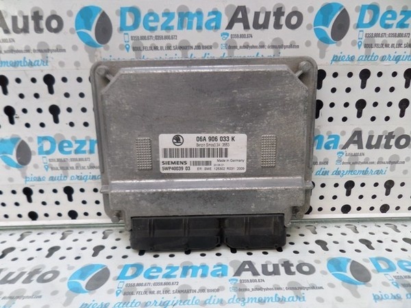 Calculator motor, 06A906033K, 1.6B, Skoda Octavia 1 Combi