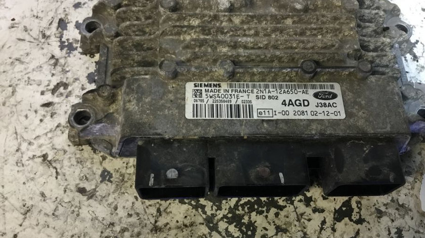 Calculator Motor 2n1a12a650ae 1.4 TDCI Ford FUSION JU 2002