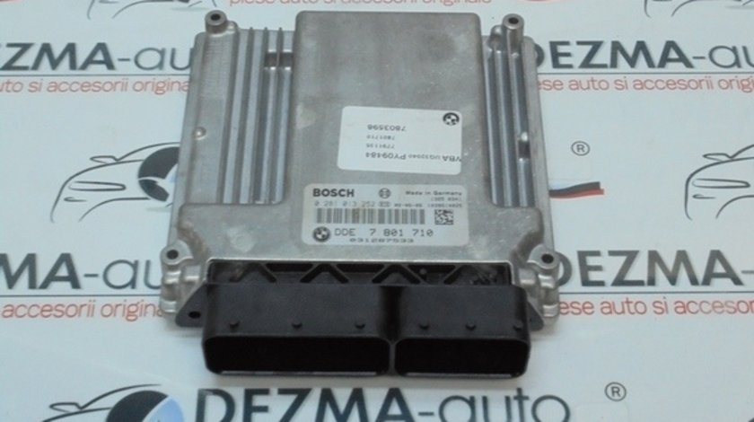 Calculator motor, 7801710, 0281013252, Bmw 3 (E90) 2.0 d, 204D4