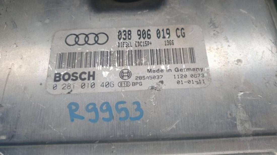 Calculator motor Audi A4 (2001-2004) [8E2, B6] 0281010406