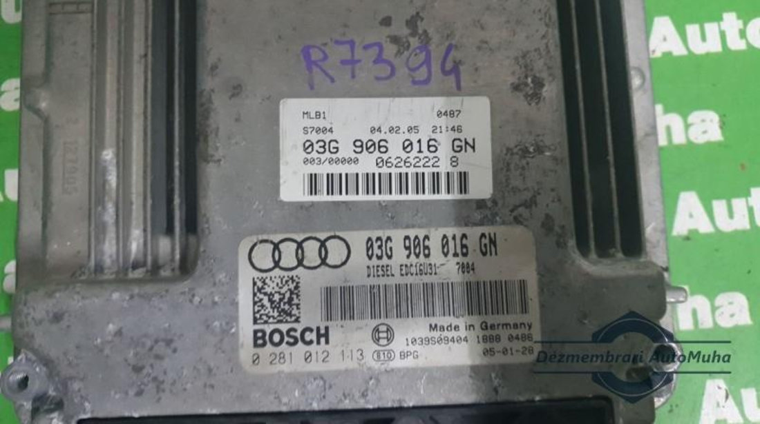 Calculator motor Audi A4 (2004-2008) [8EC, B7] 0281012113