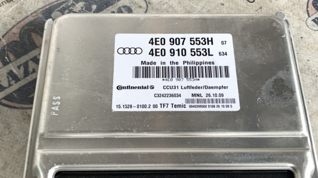 Calculator motor Audi A8 3.0 Motorina, 4E0907553H