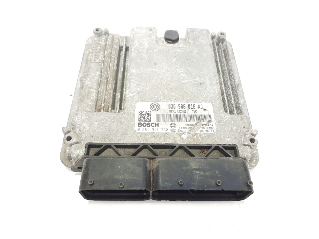 Calculator motor Bosch, cod 03G906016AJ, 0281011730, Seat Toledo 3 (5P2), 2.0 TDI, BKD (idi:483605)