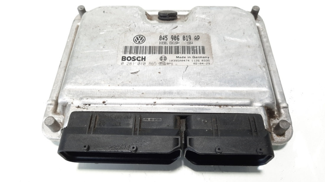 Calculator motor Bosch, cod 045906019AP, 0281010865 , Skoda Fabia 1 Combi (6Y5), 1.4 TDI, AMF (BAY) (idi:483232)