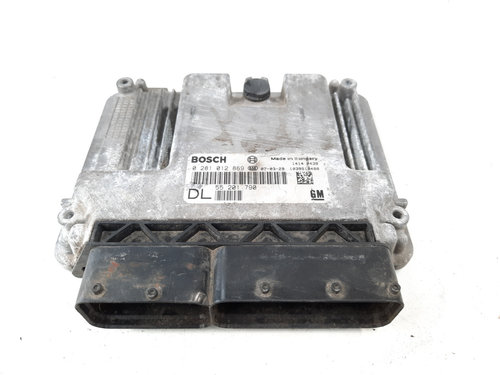 Calculator motor, cod 0281012869, 55201790, Opel Vectra C, 1.9 CDTI, Z19DT (id:538609)