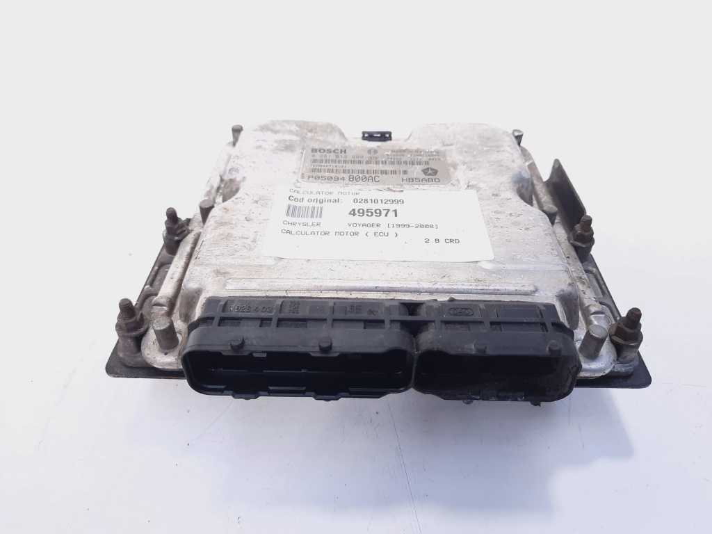 Calculator motor, cod 0281012999, Chrysler Voyager IV (RG, RS) 2.8 CRD (id:495971)