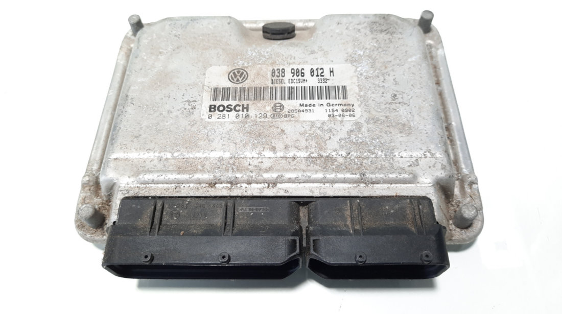 Calculator motor, cod 038906012H, 0281010129, Seat Toledo 2 (1M2), 1.9 TDI, ALH (idi:483154)